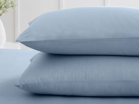 Bianca Fine Linens Cotton Blue Pillowcases3