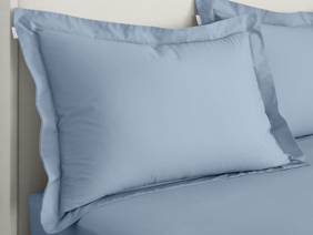 Bianca Fine Linens Cotton Blue Pillowcases4