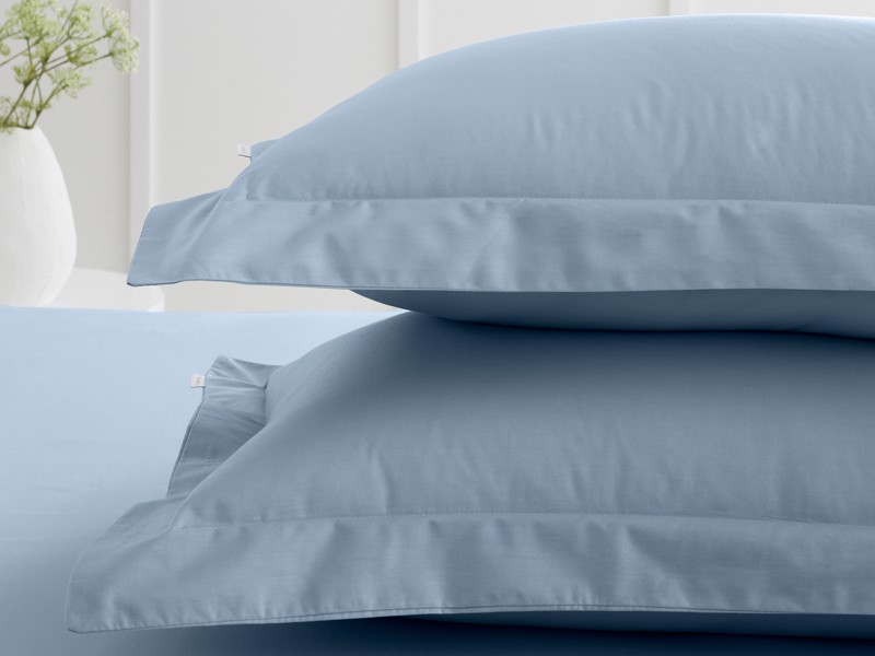 Bianca Fine Linens Cotton Blue Pillowcases2