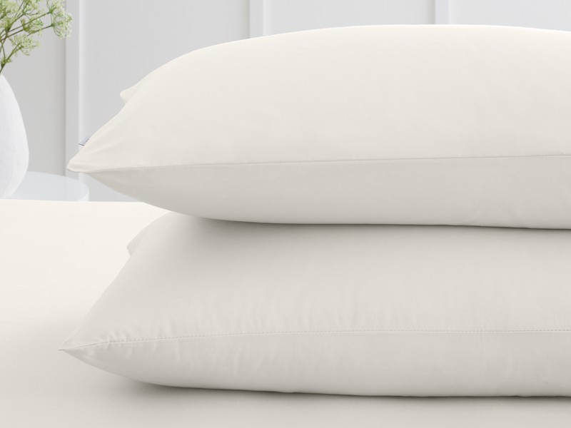 Bianca Fine Linens Cotton Cream Pillowcases3