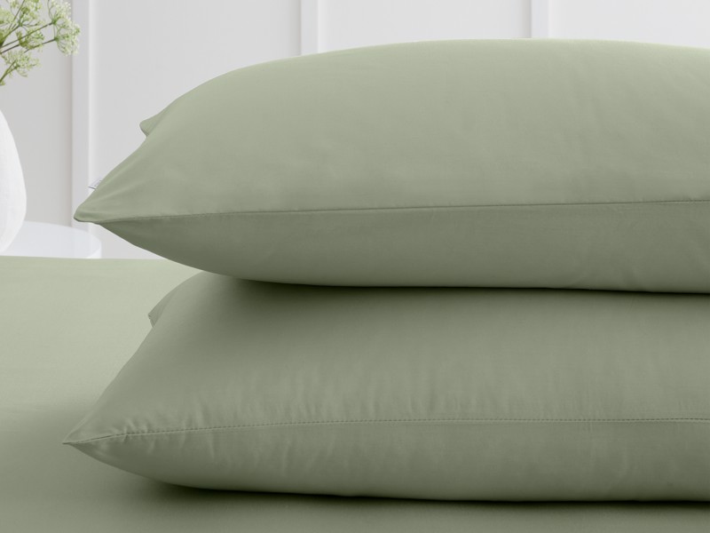 Bianca Fine Linens Cotton Sage Pillowcases3