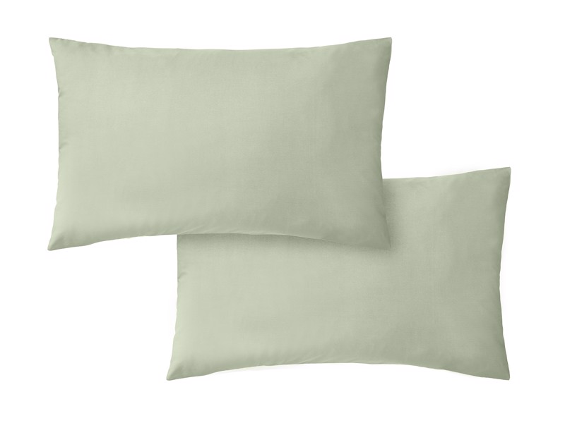 Bianca Fine Linens Cotton Sage Pair of Oxford Pillowcases8