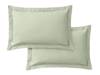 Bianca Fine Linens Cotton Sage Pair of Oxford Pillowcases4