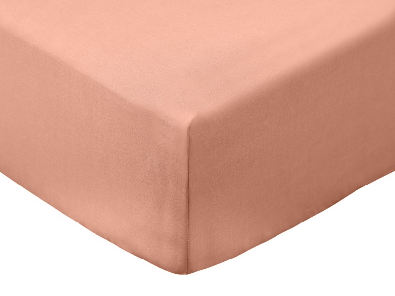 Bianca Fine Linens Cotton Clay Fitted Bed Sheet1