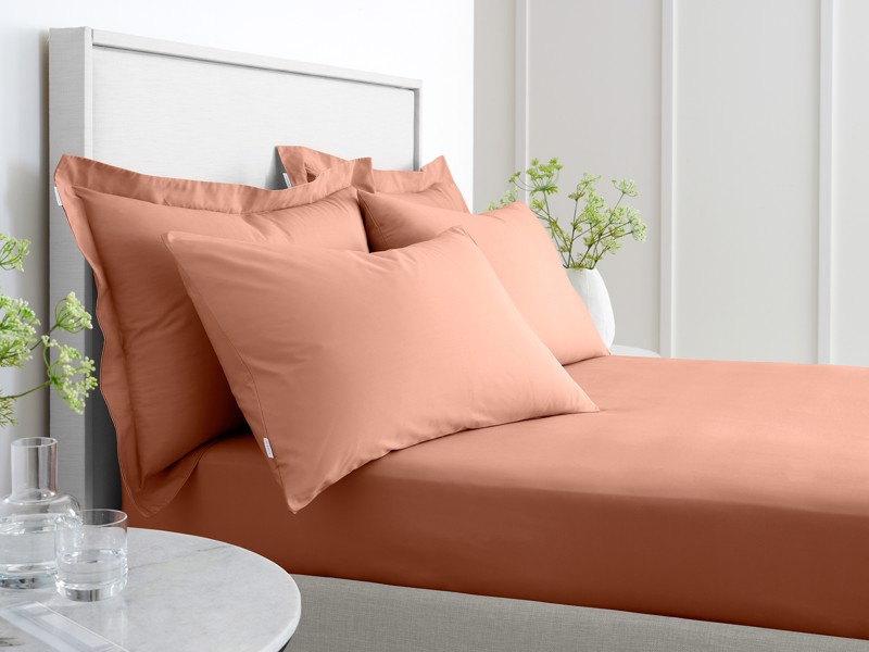 Bianca Fine Linens Cotton Clay Fitted Bed Sheet2