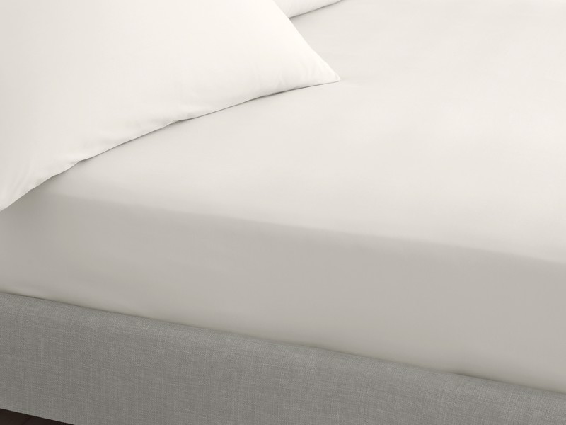 Bianca Fine Linens Cotton Cream Bed Sheet3