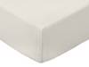 Bianca Fine Linens Cotton Cream Fitted Bed Sheet1