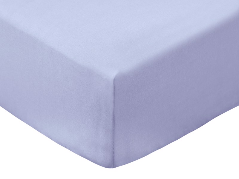 Bianca Fine Linens Cotton Lavender Fitted Bed Sheet1