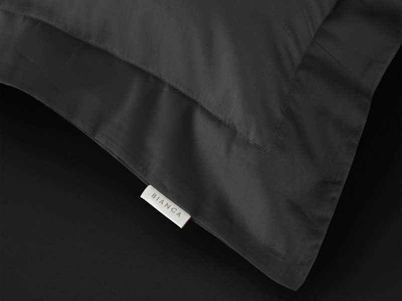 Bianca Fine Linens Cotton Sateen Black Pillowcases5