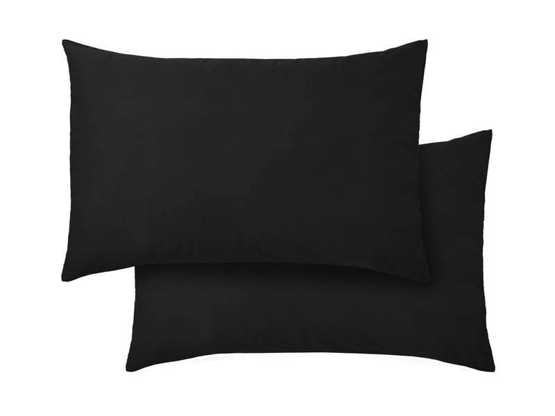 Bianca Fine Linens Cotton Sateen Black Pillowcases8