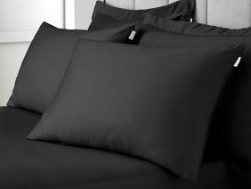 Bianca Fine Linens Cotton Sateen Black Pillowcases5