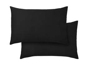 Bianca Fine Linens Cotton Sateen Black Pillowcases9