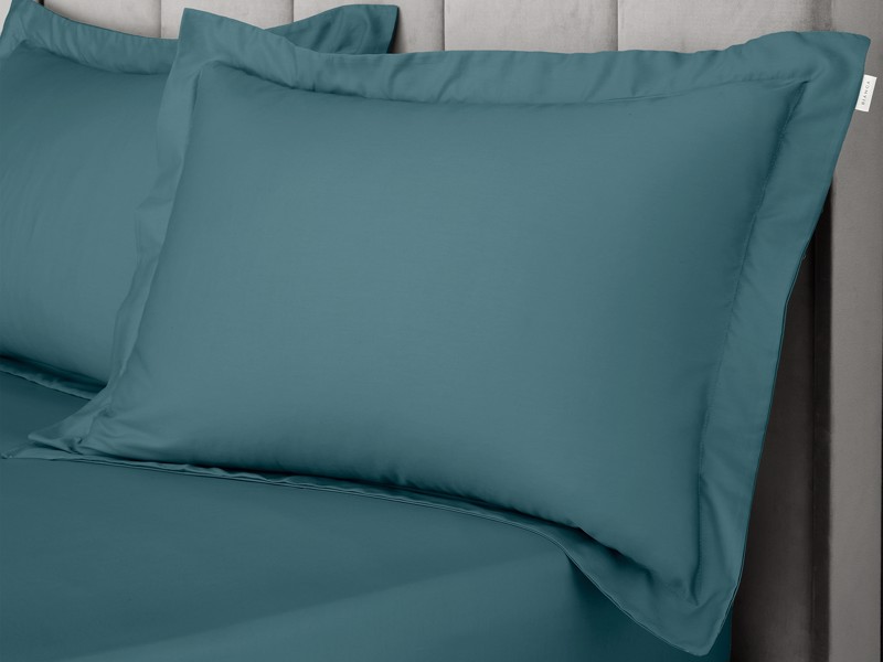 Bianca Fine Linens Cotton Sateen Teal Pillowcases3