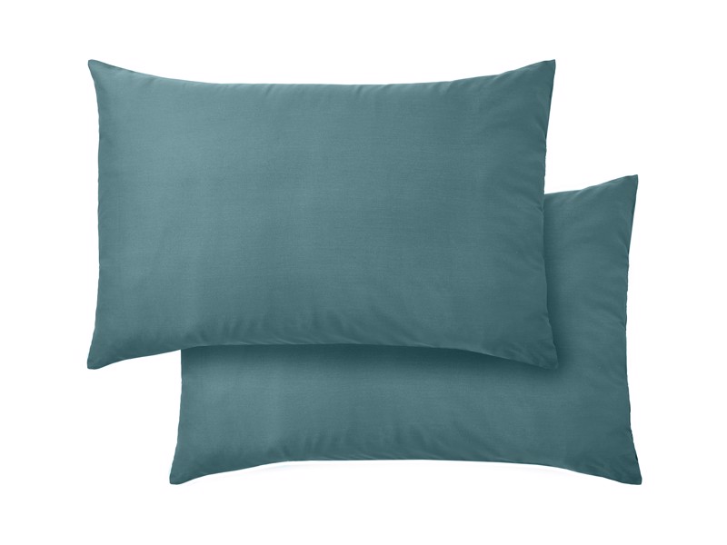 Bianca Fine Linens Cotton Sateen Teal Pillowcases8