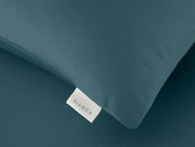 Bianca Fine Linens Cotton Sateen Teal Pillowcases6