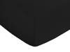 Bianca Fine Linens Cotton Sateen Black Fitted Bed Sheet1