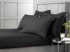 Bianca Fine Linens Cotton Sateen Black Fitted Bed Sheet2