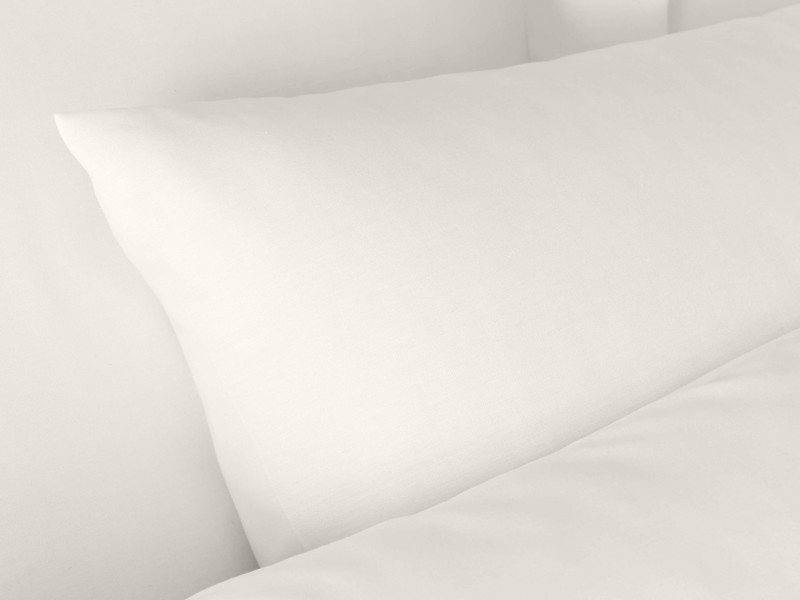 Bianca Fine Linens Egyptian Cotton Cream Pair of Standard Pillowcases2