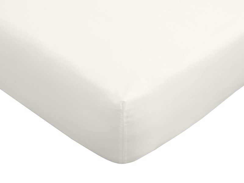 Bianca Fine Linens Egyptian Cotton Cream Fitted Bed Sheet1