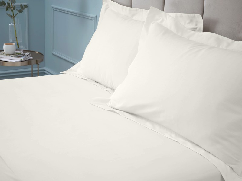 Bianca Fine Linens Egyptian Cotton Cream Fitted Bed Sheet2