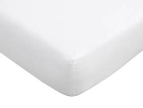 Bianca Fine Linens Egyptian Cotton White Fitted Bed Sheet1
