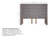 Relyon Cambridge Super King Size Headboard3