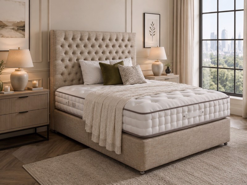 Lewis & Jones Brampton Deluxe Super King Size Zip & Link Mattress1