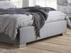 Land Of Beds Maya Grey Fabric Bed Frame2