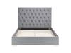 Land Of Beds Maya Grey Fabric Bed Frame5