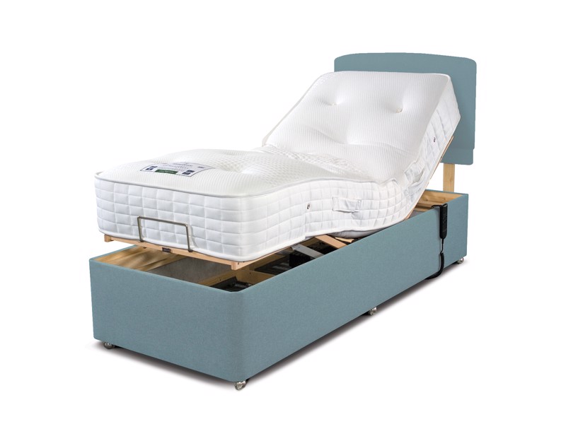 Sleepeezee Small Single Long - CLEARANCE STOCK - Weave Teal Adjustable Bed Base2