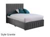 Land Of Beds Lunar Grand Fabric King Size Bed Frame2