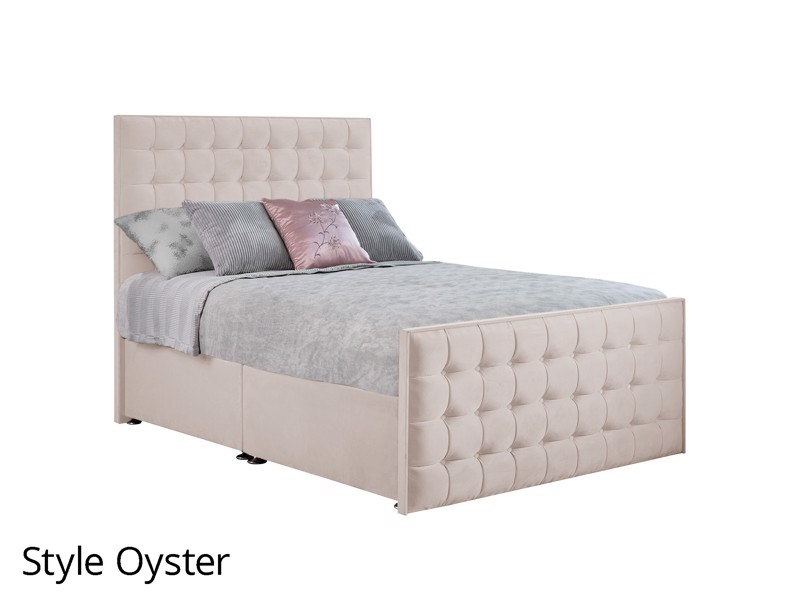 Land Of Beds Talia Fabric Double Bed Frame4