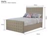Land Of Beds Talia Fabric Double Bed Frame10