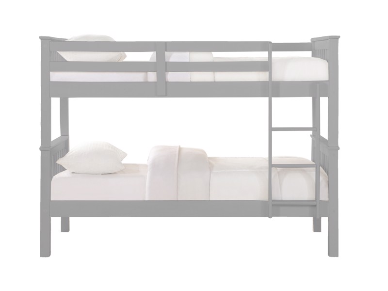 Land Of Beds Eliot Grey Wooden Bunk Bed4