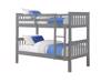 Land Of Beds Eliot Grey Wooden Bunk Bed3