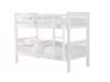 Land Of Beds Eliot White Wooden Single Bunk Bed2