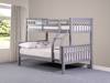 Land Of Beds Orwell Grey Wooden Bunk Bed1