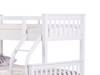 Land Of Beds Orwell White Wooden Bunk Bed2