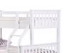 Land Of Beds Orwell White Wooden Bunk Bed4