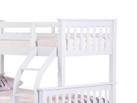 Land Of Beds Orwell White Wooden Bunk Bed3