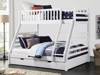 Land Of Beds Nocturne White Wooden Bunk Bed1
