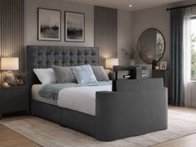 Land Of Beds Talia Fabric TV Bed1