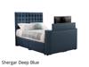 Land Of Beds Talia Fabric Super King Size TV Bed6