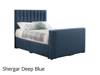Land Of Beds Moonshine Fabric King Size TV Bed3