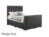 Land Of Beds Moonshine Fabric Super King Size TV Bed4