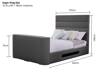 Land Of Beds Thornberry Fabric Super King Size TV Bed10