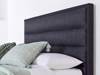 Land Of Beds Taylor Slate Fabric Double TV Bed2