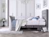 Land Of Beds Taylor Marbella Grey Fabric TV Bed1