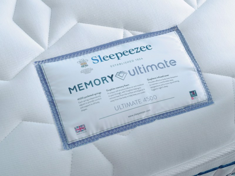 Sleepeezee Memory Ultimate 4500 Super King Size Divan Bed4