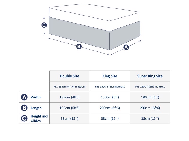 Tempur Buckingham Ottoman Bed Base6